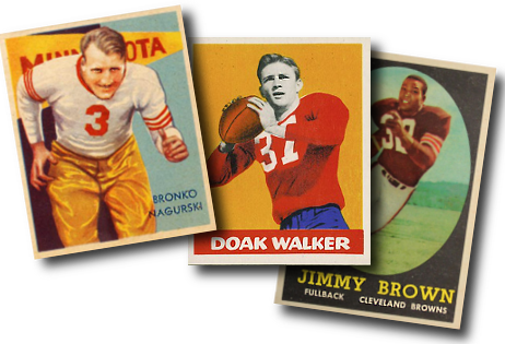 1930s, 40s, and 50s Football Cards